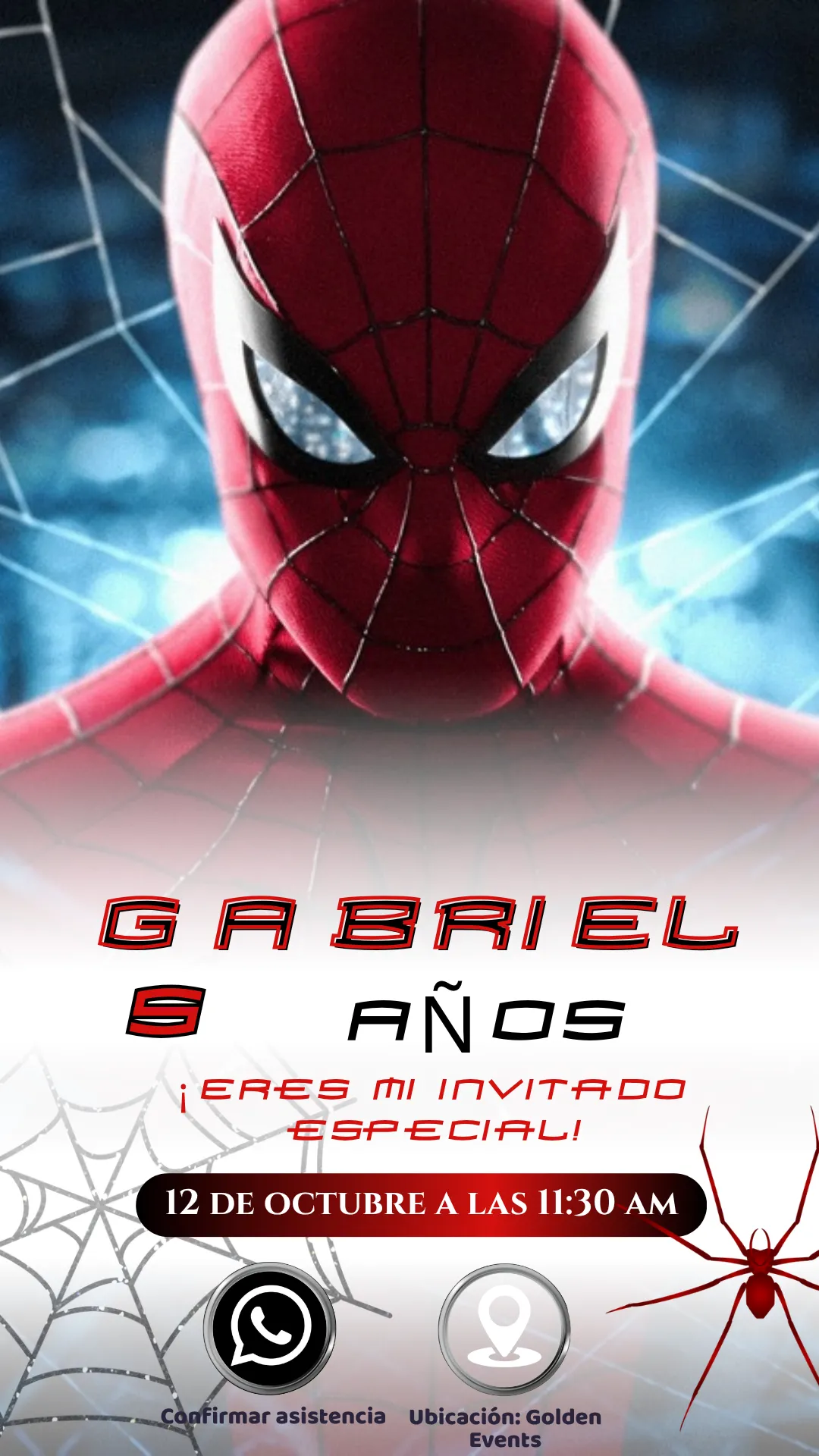 Invitación de Cumpleaños Sencilla